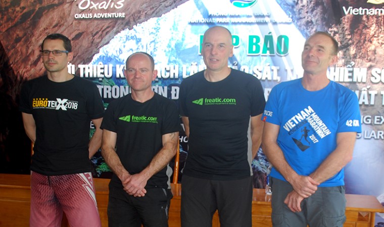 Thám hiểm sông ngầm bên trong Sơn Đoòng diễn ra từ ngày 1 đến 6-4