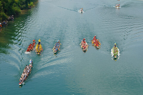 Lễ hội đua thuyền truyền thống trên sông Son thành công tốt đẹp