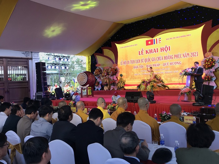 LỄ HỘI DI TÍCH LỊCH SỬ CHÙA HOẰNG PHÚC NĂM 2023