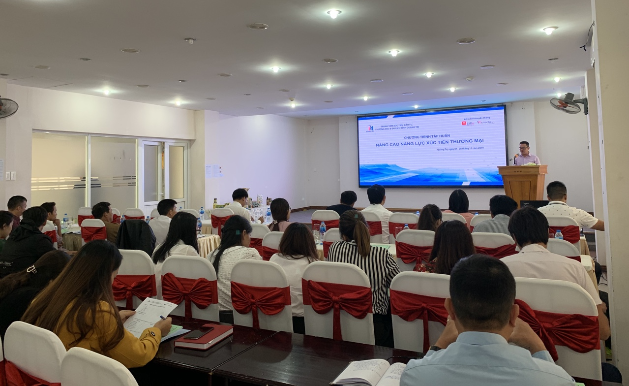 IPAQuảng Trị: Tổ chức tập huấn nâng cao năng lực xúc tiến thương mại cho các doanh nghiệp trên địa bàn tỉnh