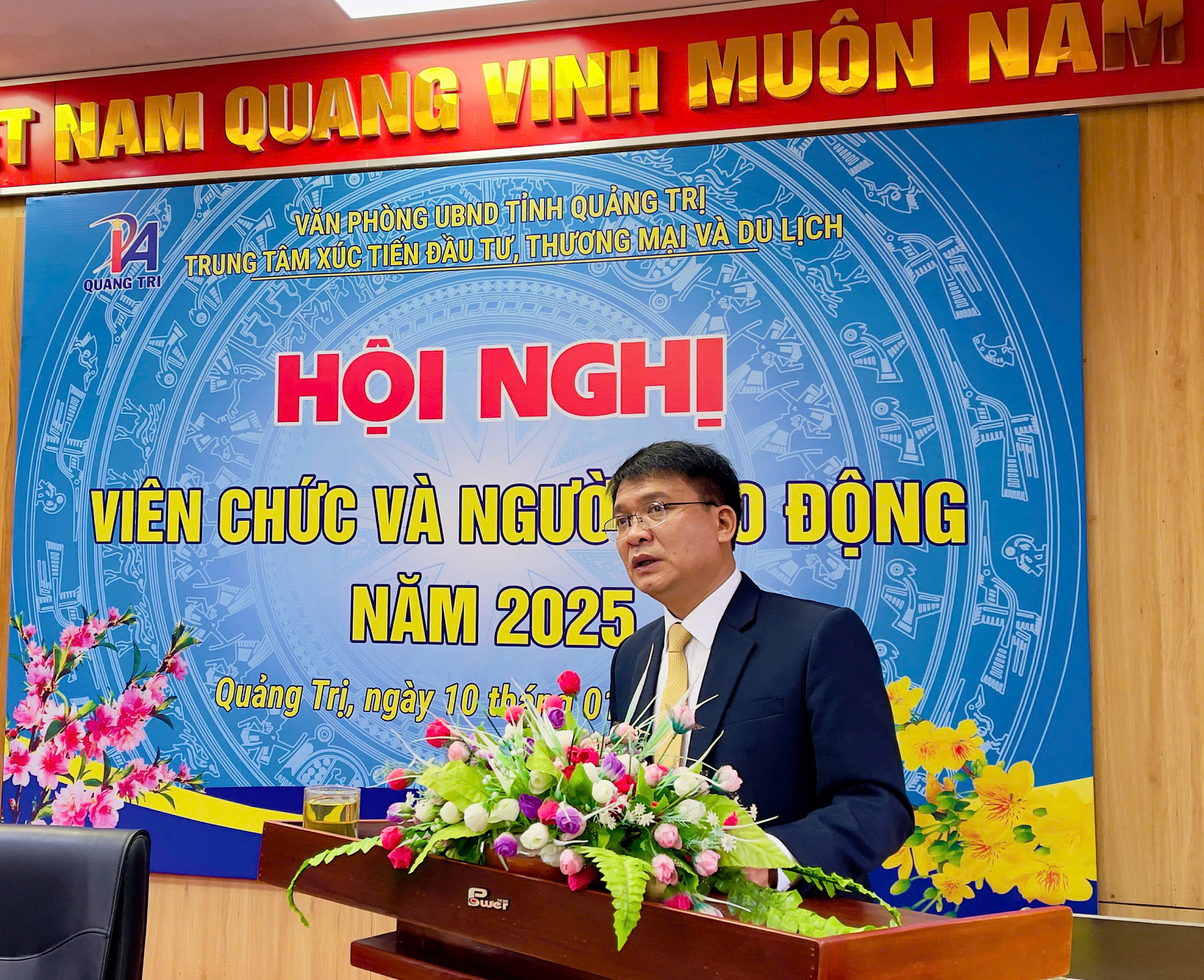 Trung tâm Xúc tiến Đầu tư, Thương mại và Du lịch tỉnh Quảng Trị tổ chức Hội nghị viên chức và Người lao động năm 2025