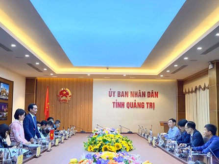 UBND tỉnh Quảng Trị nghe báo cáo hợp tác, xúc tiến đầu tư Cảng hàng không Quảng Trị của Công ty HanmiGlobal