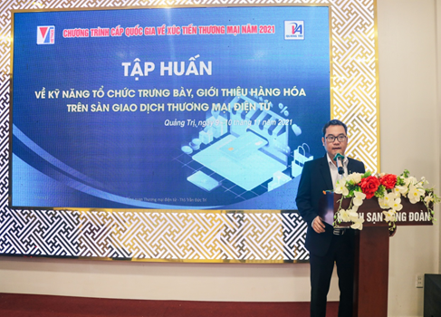 Tập huấn kỹ năng tổ chức trưng bày, giới thiệu hàng hoá trên sàn giao dịch thương mại điện tử