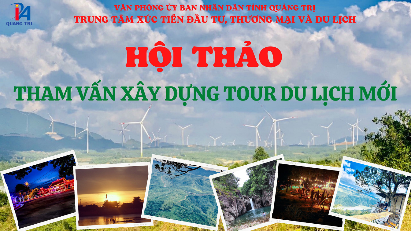 Thông báo thời gian tổ chức Hội thảo tham vấn xây dựng tour du lịch mới