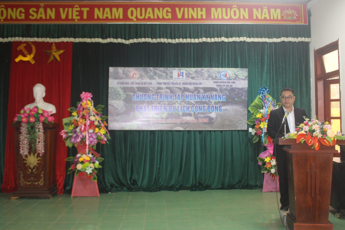 Tập huấn kỹ năng phát triển du lịch cộng đồng tại xã Gio An