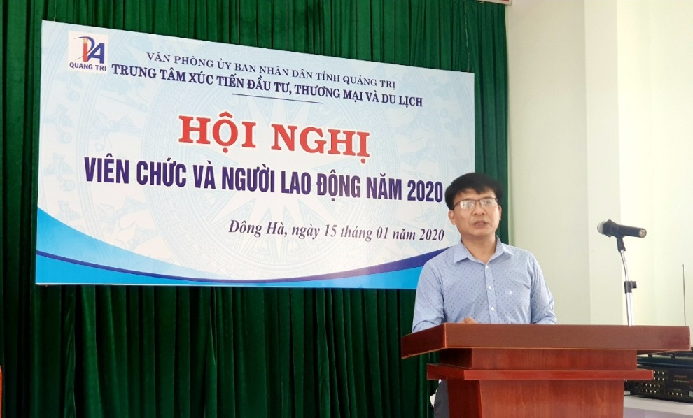 Hội nghị viên chức, người lao động năm 2020 - Trung tâm Xúc tiến Đầu tư, Thương mại và Du lịch tỉnh Quảng Trị