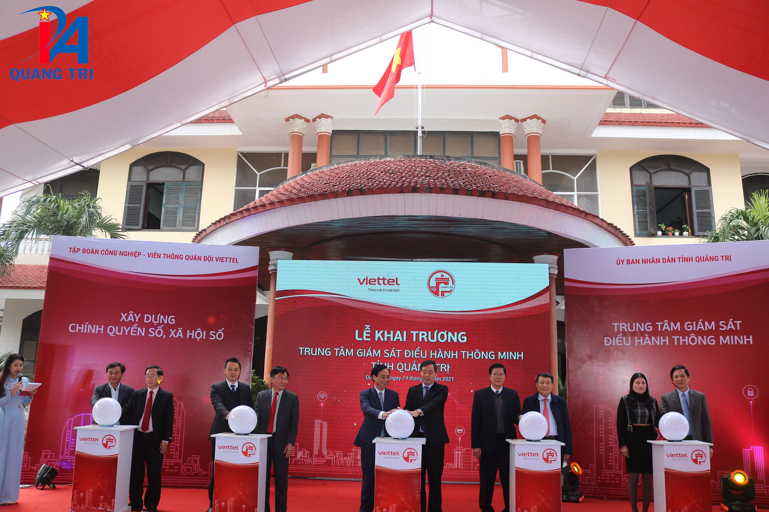 Khai trương Trung tâm giám sát điều hành thông minh tỉnh Quảng Trị