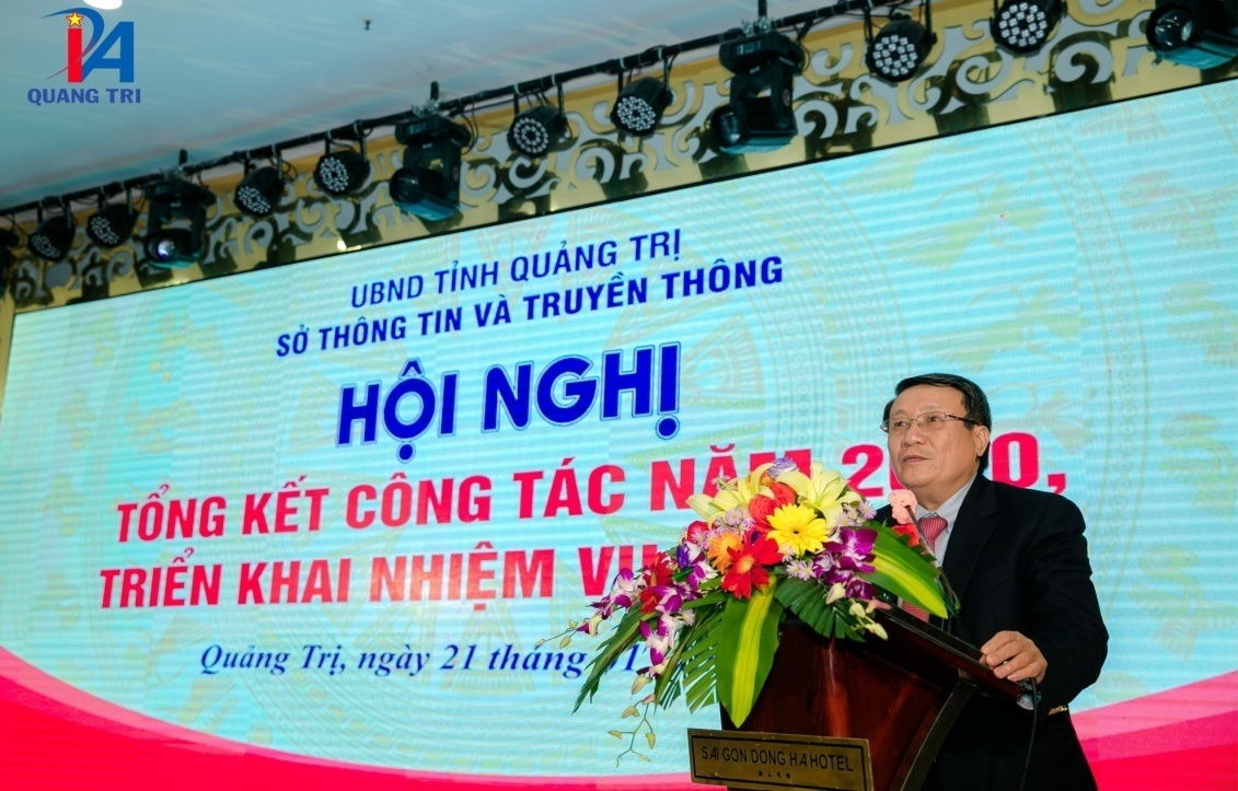 IPA Quảng Trị tham dự Hội nghị tổng kết công tác Thông tin và Truyền thông năm 2020 và Triển khai nhiệm vụ năm 2021