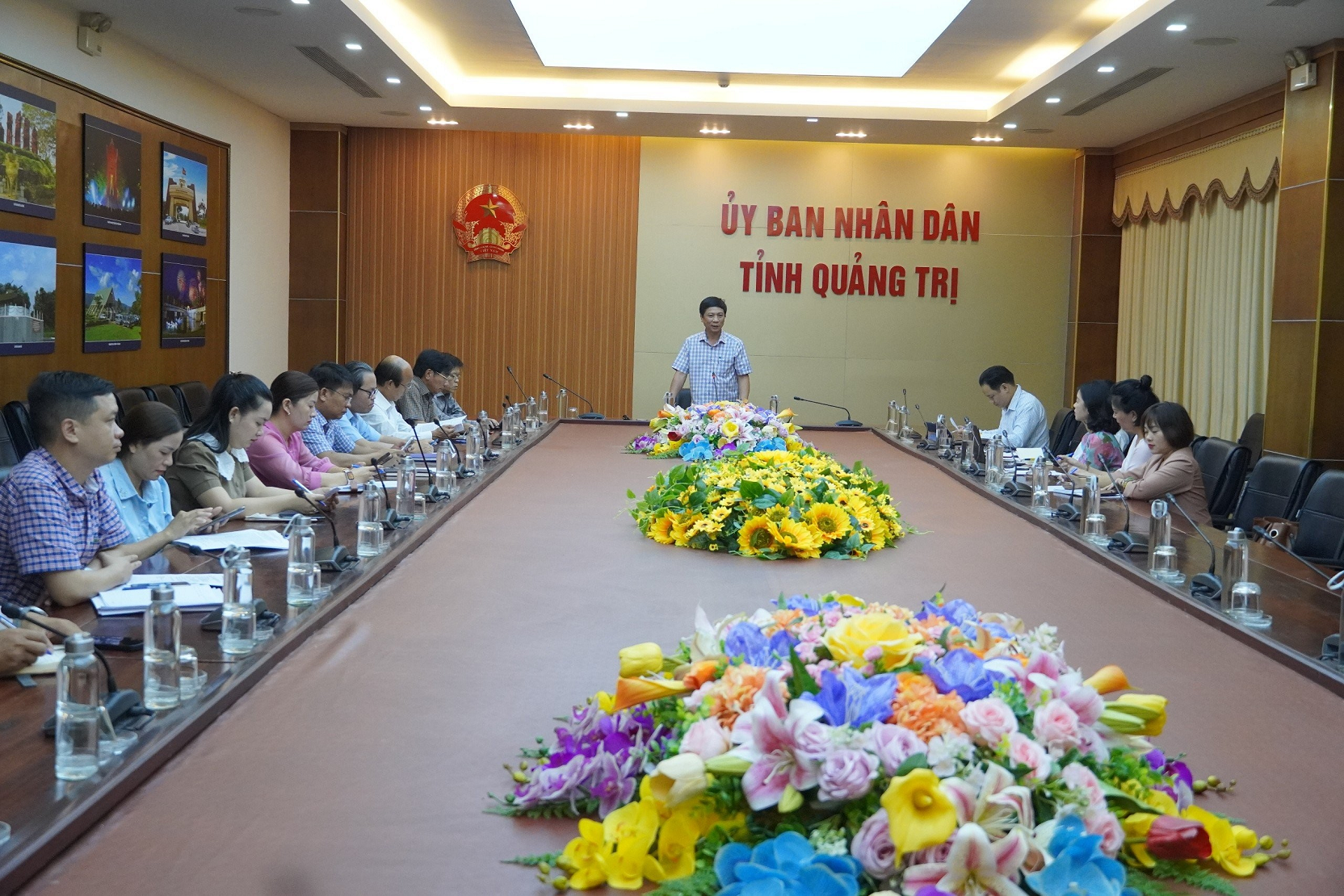 UBND tỉnh làm việc với các đơn vị về một số nội dung liên quan đến Lễ hội Vì Hòa bình và phát triển du lịch tỉnh