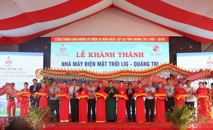Khánh thành Nhà máy điện mặt trời Lig - Quảng Trị