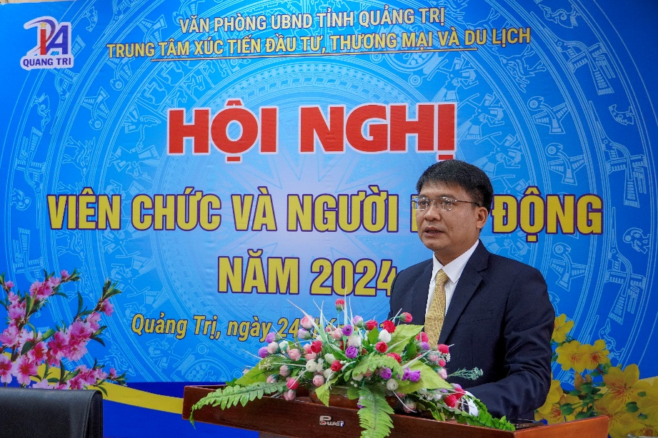 Trung tâm Xúc tiến Đầu tư, Thương mại và Du lịch tỉnh Quảng Trị tổ chức Hội nghị viên chức, người lao động năm 2024