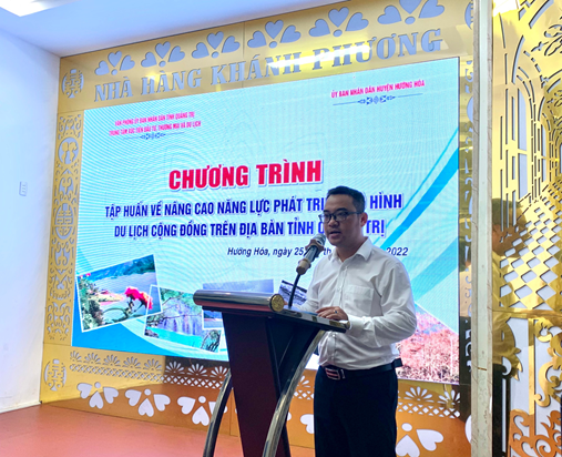 Tổ chức tập huấn về nâng cao năng lực phát triển mô hình du lịch cộng đồng trên địa bàn tỉnh Quảng Trị