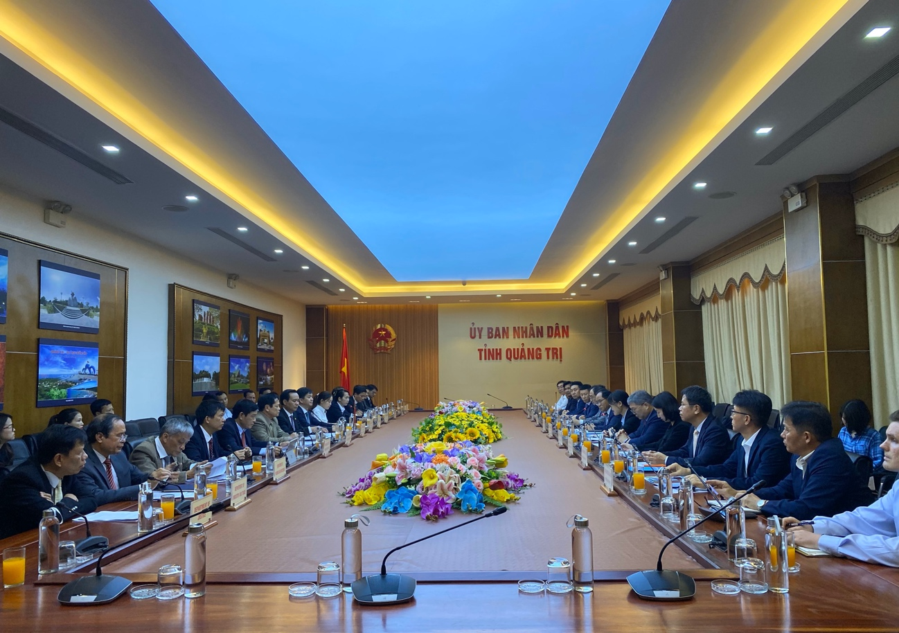 Đại sứ quán Hàn Quốc thăm và làm việc tại tỉnh Quảng Trị