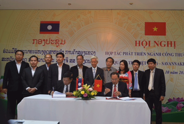 Hội nghị hợp tác phát triển ngành công thương 2 tỉnh Quảng Trị- Savannakhet