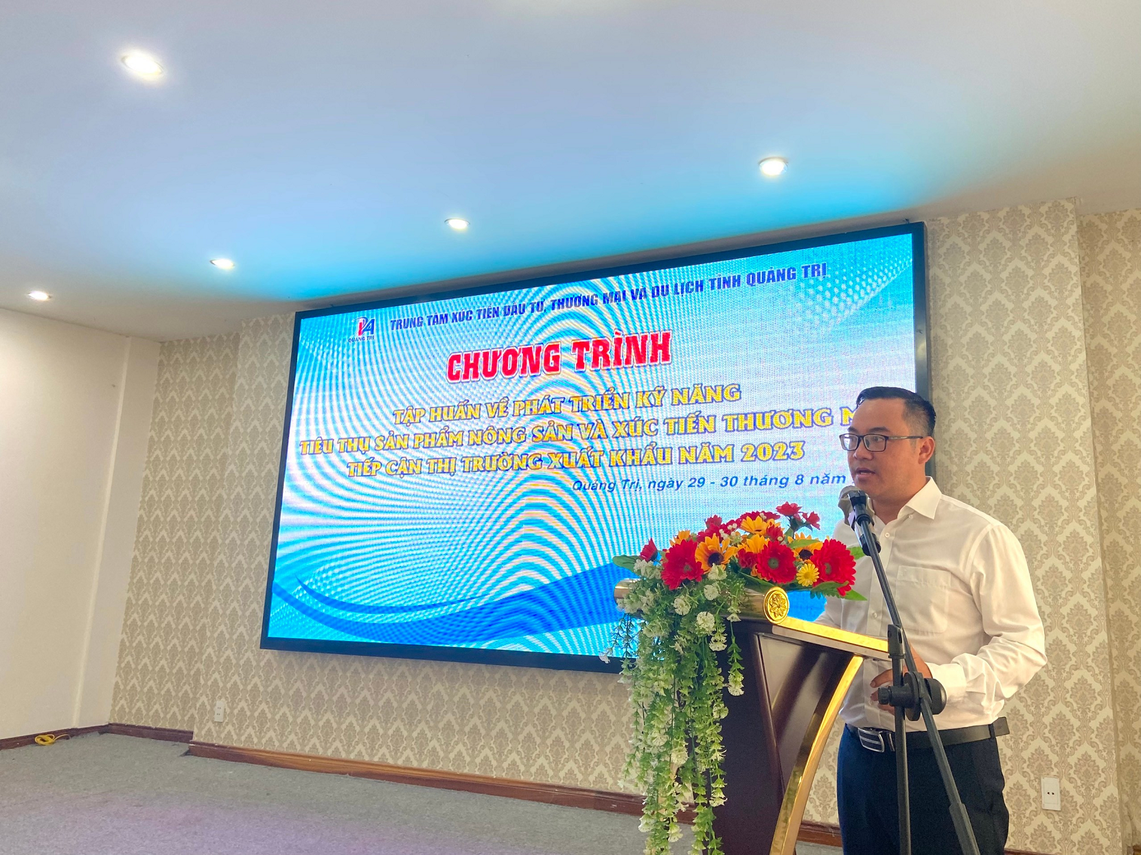Tập huấn phát triển kỹ năng tiêu thụ sản phẩm nông sản và xúc tiến thương mại tiếp cận thị trường xuất khẩu